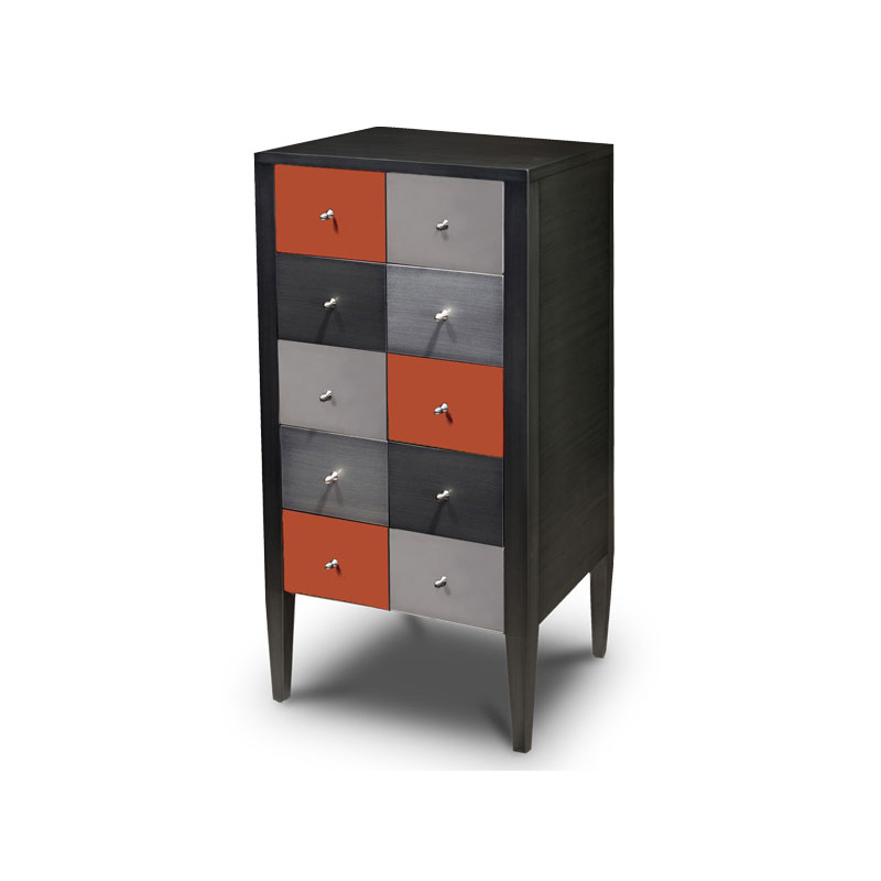 MEUBLES LE DU Meubles Morbihan Chiffonier Multicolore 803