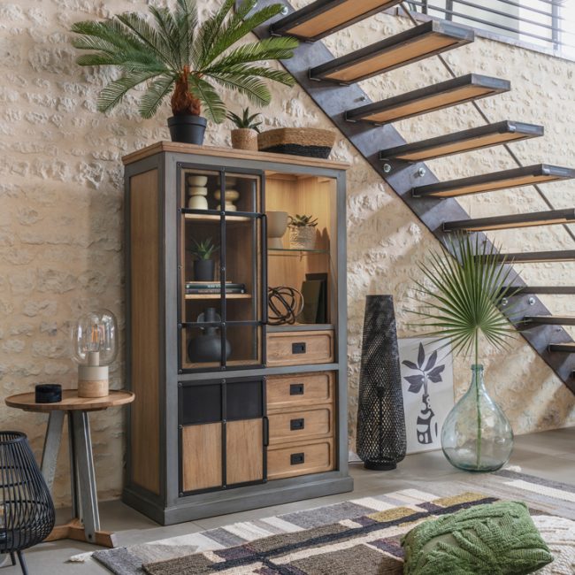 Meubles Le Du Meubles Morbihan VITRINE EPURE 1010